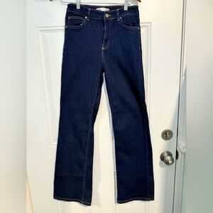 Zara Dark Blue Flare Jeans